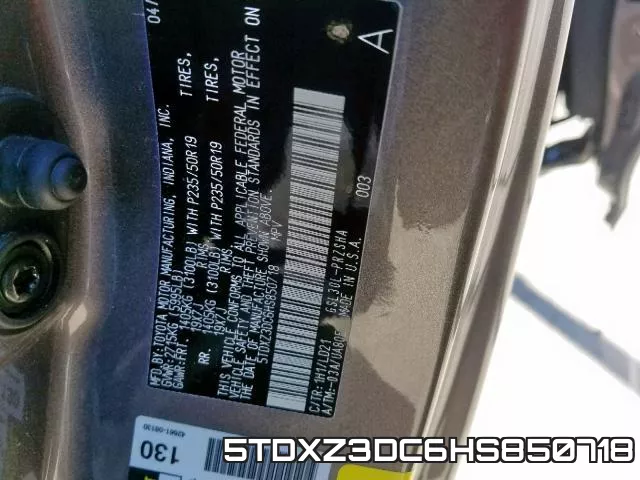 5TDXZ3DC6HS850718