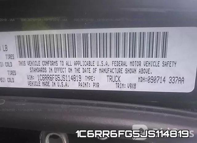 1C6RR6FG5JS114819