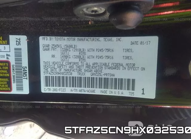 5TFAZ5CN9HX032530