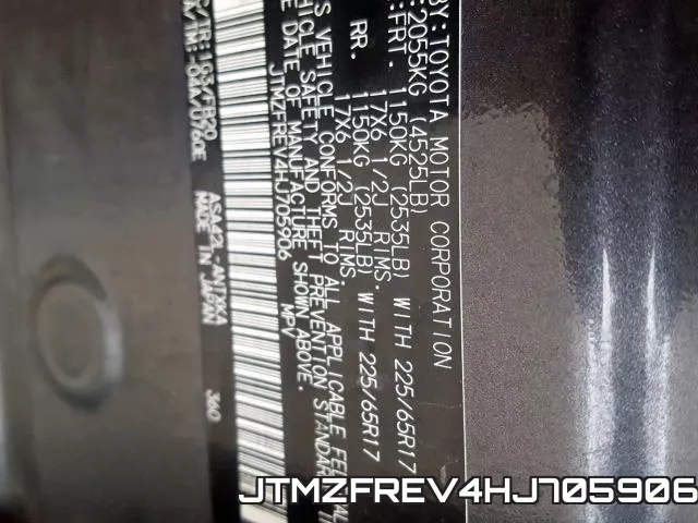 JTMZFREV4HJ705906