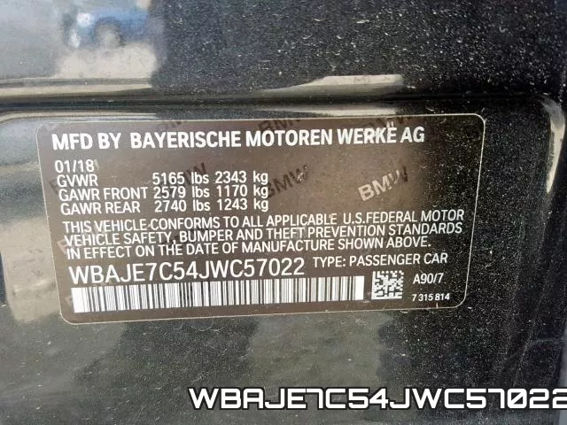 WBAJE7C54JWC57022