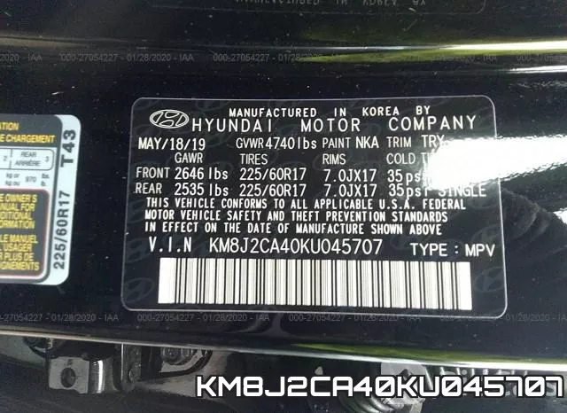 KM8J2CA40KU045707