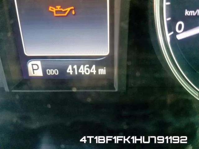4T1BF1FK1HU791192