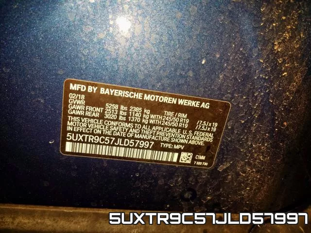 5UXTR9C57JLD57997