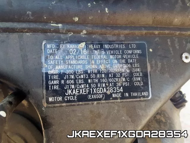 JKAEXEF1XGDA28354