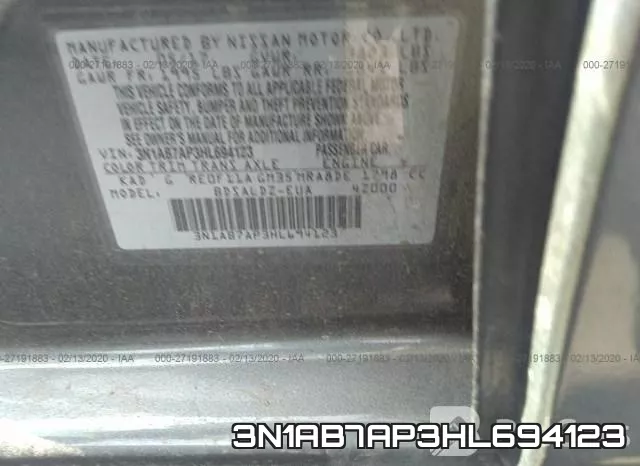 3N1AB7AP3HL694123