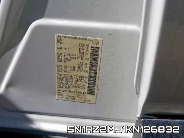 5N1AZ2MJ1KN126832
