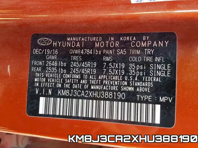 KM8J3CA2XHU388190