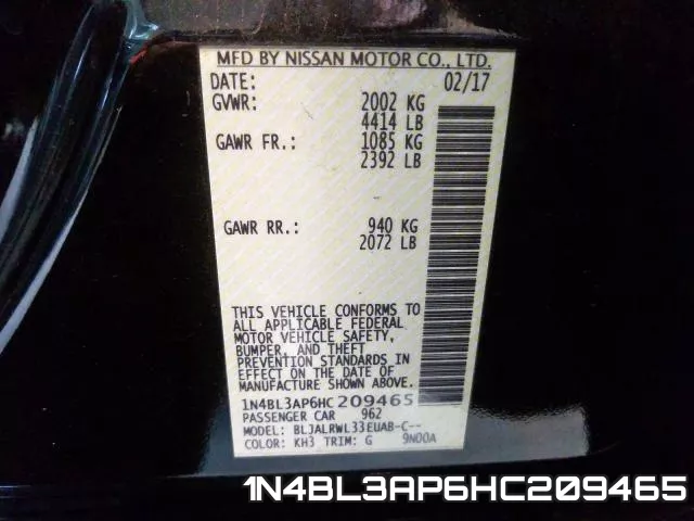 1N4BL3AP6HC209465