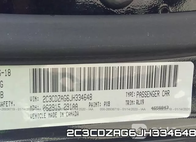 2C3CDZAG6JH334648