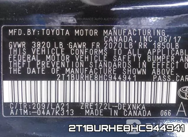 2T1BURHE8HC944941