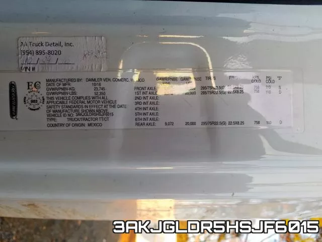 3AKJGLDR5HSJF6015