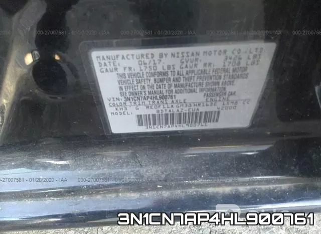 3N1CN7AP4HL900761