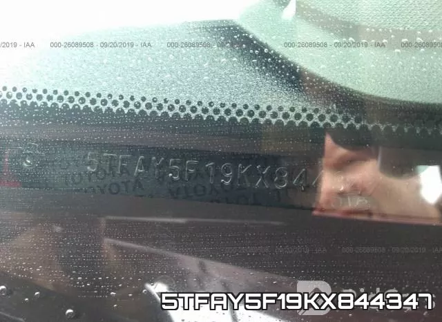 5TFAY5F19KX844347