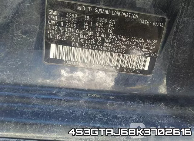 4S3GTAJ68K3702616