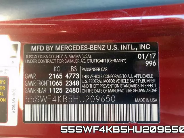 55SWF4KB5HU209650