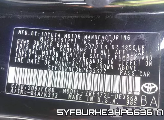 5YFBURHE3HP663677