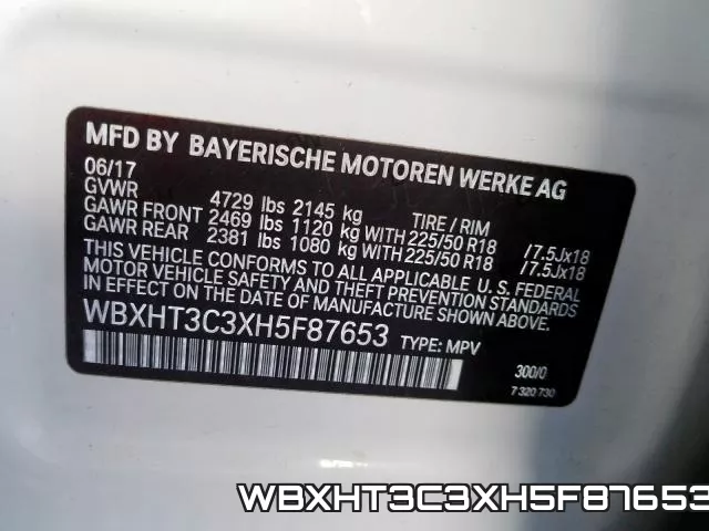 WBXHT3C3XH5F87653