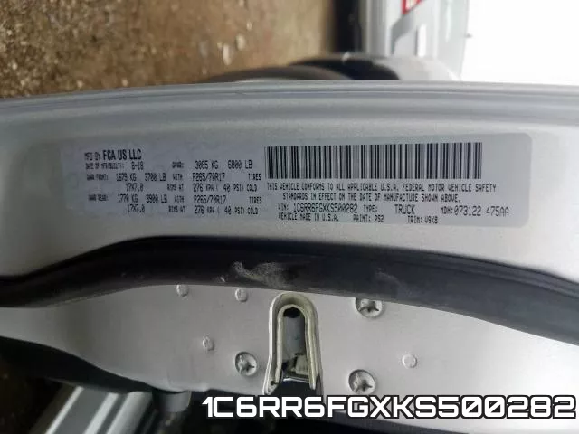1C6RR6FGXKS500282