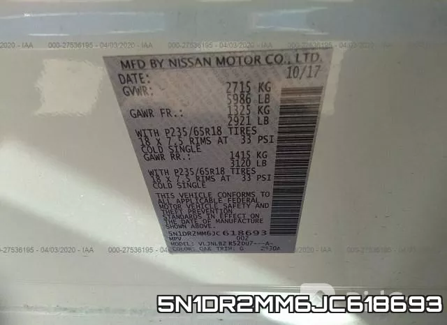 5N1DR2MM6JC618693