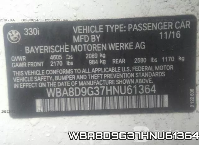 WBA8D9G37HNU61364
