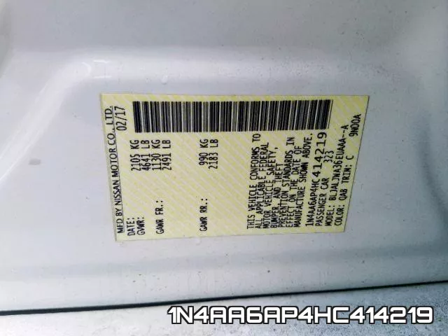 1N4AA6AP4HC414219