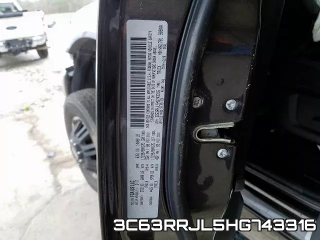3C63RRJL5HG743316