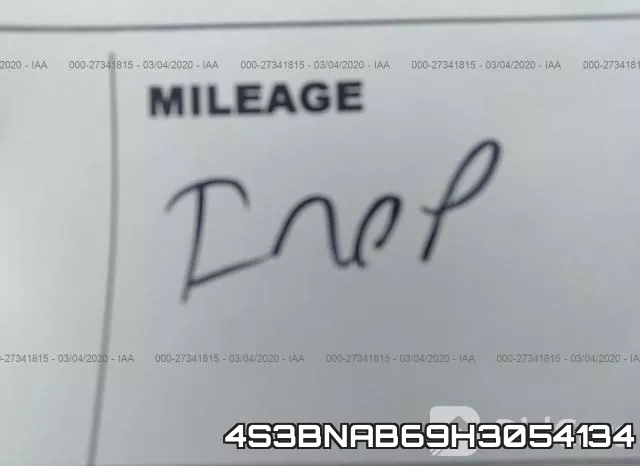 4S3BNAB69H3054134
