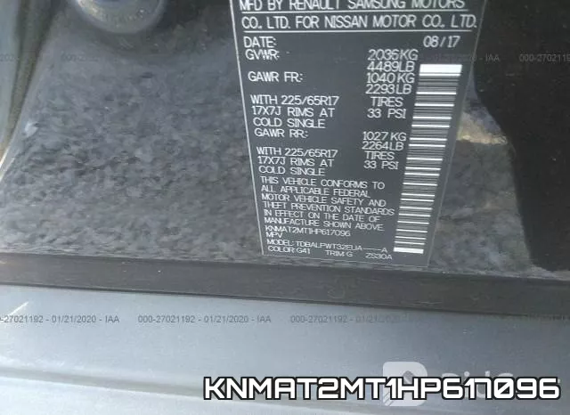 KNMAT2MT1HP617096