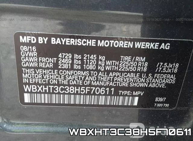 WBXHT3C38H5F70611