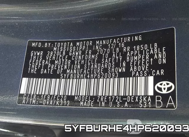 5YFBURHE4HP620093