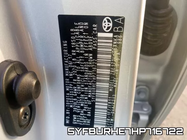 5YFBURHE7HP716722