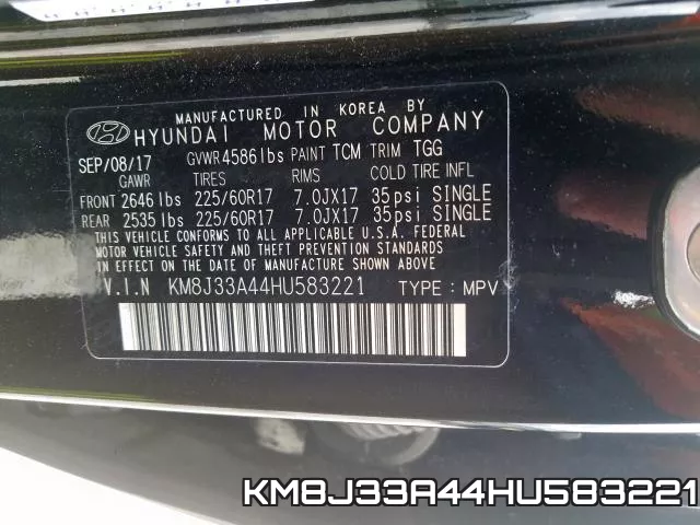 KM8J33A44HU583221