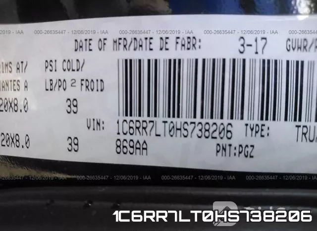 1C6RR7LT0HS738206