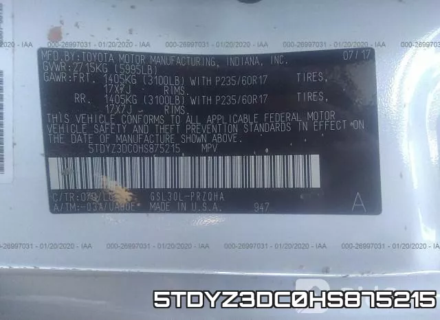 5TDYZ3DC0HS875215