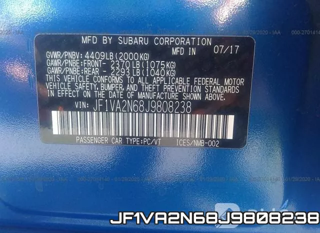 JF1VA2N68J9808238