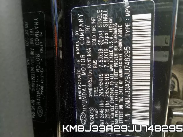 KM8J33A29JU748295