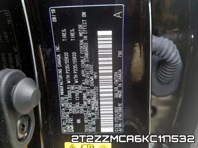 2T2ZZMCA6KC117532