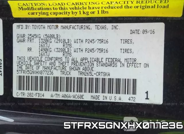 5TFRX5GNXHX077236
