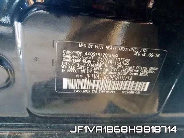 JF1VA1B68H9818714