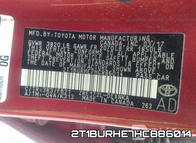 2T1BURHE7HC886014