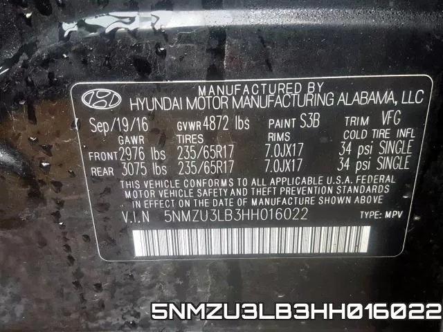 5NMZU3LB3HH016022