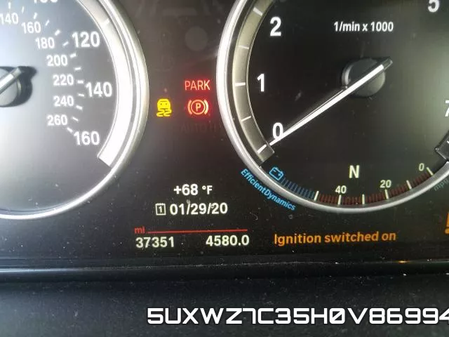5UXWZ7C35H0V86994