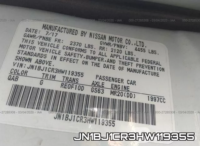 JN1BJ1CR3HW119355