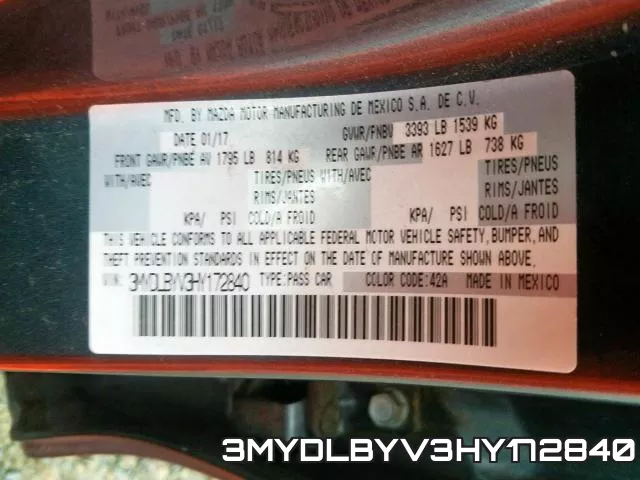 3MYDLBYV3HY172840