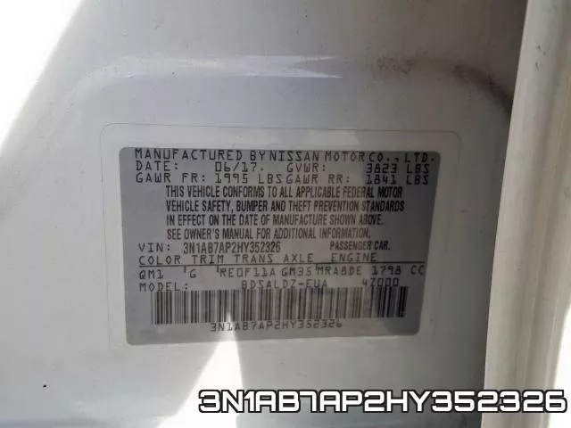 3N1AB7AP2HY352326
