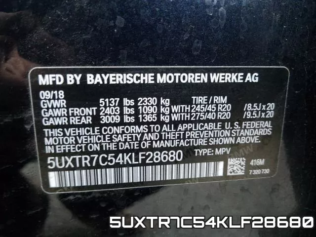 5UXTR7C54KLF28680