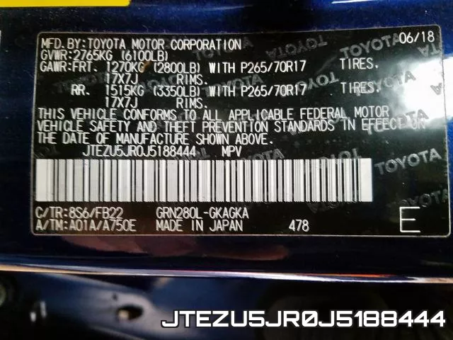 JTEZU5JR0J5188444