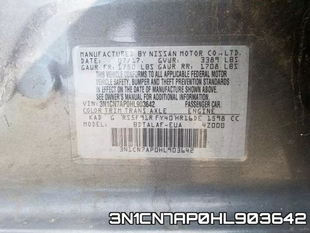 3N1CN7AP0HL903642