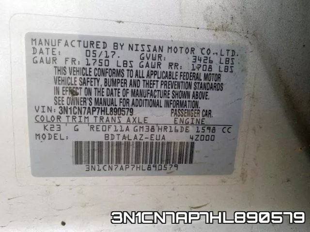 3N1CN7AP7HL890579
